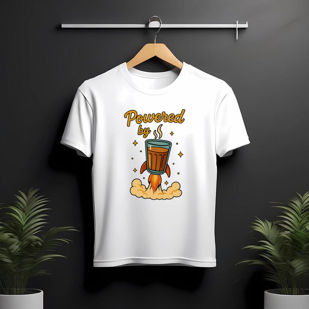 Powered By Chai Unisex Oversized Classic T-Shirt